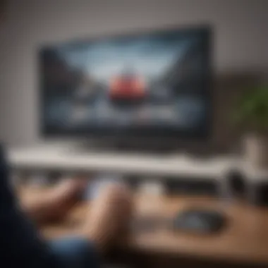 Visualizing Smartphone-TV Connectivity Smartphone and TV connection diagram