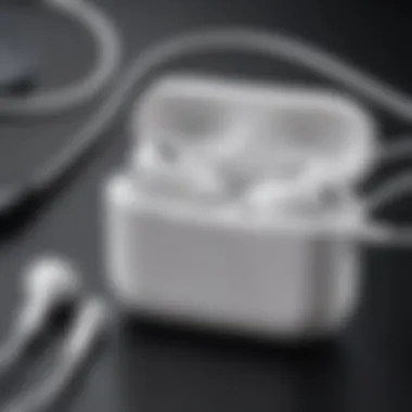 AirPods Pro charging with USB-C cable