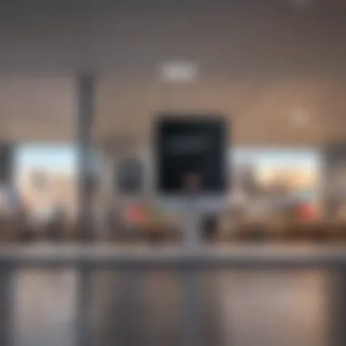 Intuitive Sign-In Experience Illustration of a seamless user interface design for Apple Store sign-in