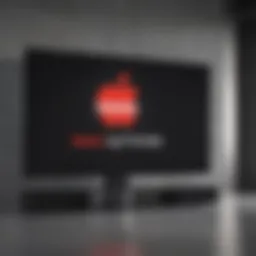 Verizon logo and Apple TV logo intertwined in a modern design