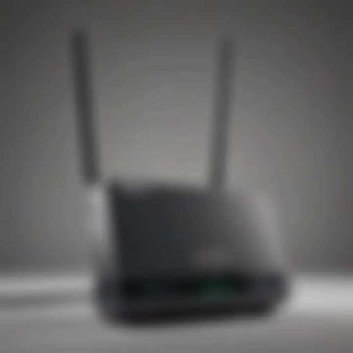 Verizon router with signal strength indicator