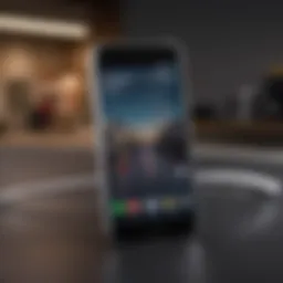 Modern smartphone showcasing Verizon's unlimited plan options